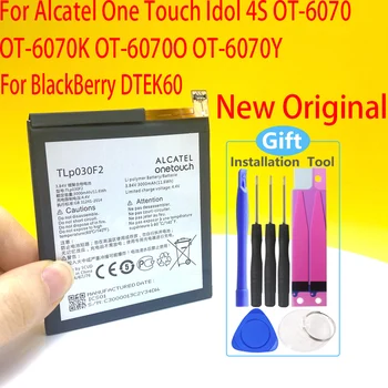 Originálne 3000mAh TLp030F2 Batérie Pre BlackBerry DTEK60 Pre Alcatel One Touch SZ-6070 Mobilný Telefón, Kvalitné Batérie