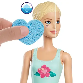 Originálne Bábiky Barbie Farbu Odhaliť Detská Hračka Bábika Hračky pre Dievčatá, Barbie, Oblečenie pre Bábiku Obrázok Slepé Okno DIY Prekvapenie Darček