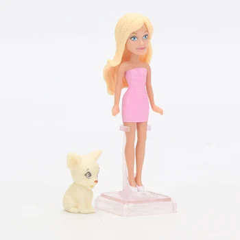 Originálne Bábiky Barbie Pet Series DVT52 Bábiku Barbie s Šaty, Oblečenie, Príslušenstvo Nastaviť Zlatý Retriever Králik Mačiatko Dieťa