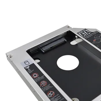 Originálne Hliníkové IDE na SATA 2. HDD Caddy 12.7 mm 2,5 Palcový SSD HDD Enclosure pre Prenosné Externé úložné ODD DVD-ROM Optibay