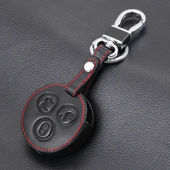 Originálne Kožené Auto príveskom, puzdro peňaženka Pre Benz, Smart Fortwo Forfour Mesto Roadster Kľúč s Kľúčom