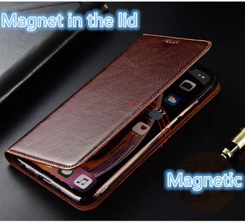 Originálne kožené magnetické flip prípade coque pre LG V60 ThinQ/LG L90 telefón taška kartu držiak pre LG K61/LG K51s/LG K41s závesu