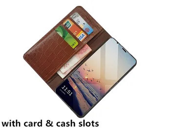 Originálne kožené peňaženky závesu prípade card držiak pre Asus ZenFone Max Pro M1 ZB602KL/Max M1 ZB555KL kryt závesu coque capa