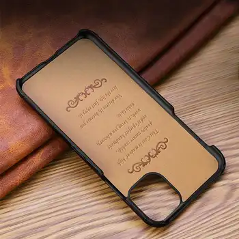 Originálne Kožené puzdro Pre iPhone 11 12 Pro MAX Mini 12Mini SE 2020 7 8 Plus 12Pro 11Pro X XR XS Max Prípade Luxusný Zadný Kryt Telefónu