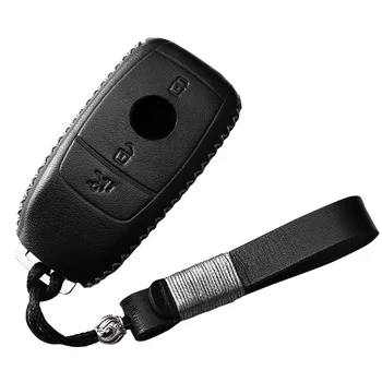 Originálne Kožené Smart Key Prípade Shell Ochrany Fob na Mercedes Benz W213 E200 E260 E300 e400, hd tapety na E63 Auto Príslušenstvo Kľúča Držiteľa