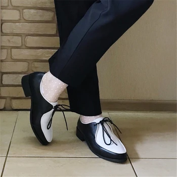Originálne Kožené Ženy bytov lady topánky žena bežné podpätky popínavé rastliny ručné oxford topánky pre ženy vintage topánky 2020 jar