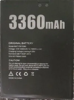 Originálne Nové DOOGEE X30 Batérie 3360mAh Náhradné príslušenstvo akumulátory Pre DOOGEE X30 Smart Phone