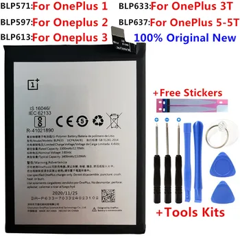 Originálne Náhradné Batérie Pre Oneplus jeden 1+ Jeden plus Pre OnePlus 2 3 1+3 Jeden Plus 3 3T 5 5T Kvality Li-ion Batérie