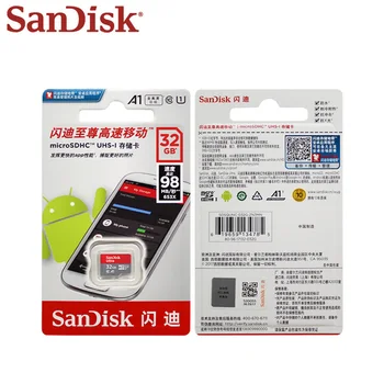 Originálne Pamäťová Karta 32 GB, 16 GB Max Čítať Rýchlosť 90M/s Micro SD Karty Class10 UHS-1, Flash Karty Microsd 128 gb 64 gb