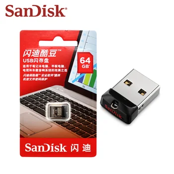 Originálne Sandisk Z33 USB Flash 16GB High Speed USB 2.0 64 GB 32 GB Pamäťový kľúč USB kl ' úč Mini U Diskov