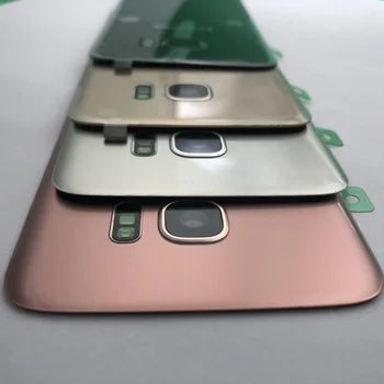 Originálne Zadné Sklo Na Samsung Galaxy S7 G930 G930F S7 Okraji G935 Batérie Zadný Kryt Dvere Bývanie Náhradné Opravy Dielov