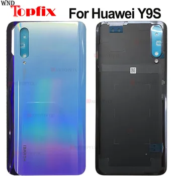 Originálne Zadný Kryt Prípad Späť Kryt Batérie Bývanie Pre Huawei Y9s Zadný Kryt S smart Pro 2019 Batériu Späť Zadné Sklo Kryt