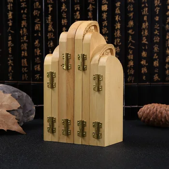 Osem Nesmrteľný, Skladací box Dreva Socha Feng Shui vintage Čínsky Vianočný darček špeciálne drevené ručne vyrábané dekorácie príslušenstvo