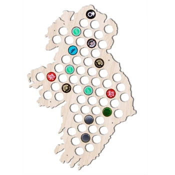 Osobné Írsko Pivo Spp Mapu Írsky Prihlásiť Drevené Visí Mapa Najlepších Mužov, Darčeky Írsko Pivo Spp Držiak na Pivo Spp Doske Displeja