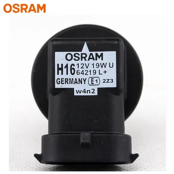 OSRAM H16 12V 19W PGJ19-3 64219L+ Originálne Svetlo Auto Halogénové Hmlové Svietidlo Auto Žiarovka 3200K Štandardný Reflektor Vyrobený V Nemecku (1X)