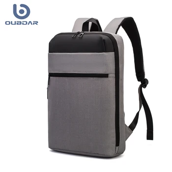 OUBDAR Ultralight Batoh Slim Laptop Backpack Mužov 15.6 palce Úrad Práce Ženy Batoh Business Taška Unisex Tenké Batoh 2020
