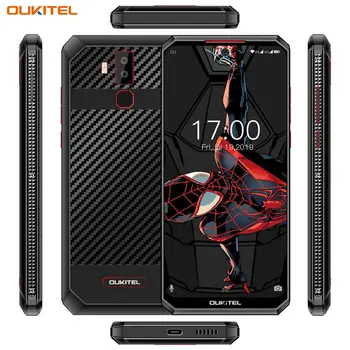 OUKITEL K13 Pro Verzie 6.41 Palcový Mobilného Telefónu Android 9.0 4G LTE Mobil MT6762 4G RAM 64 G ROM 11000mAh Typ-C NFC Tvár ID Smartphone