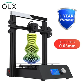 OUX 3D Tlačiarne Vysokú Presnosť Diy-Kit vypnite Obnoviť Tlač Veľkých Rýchla Montáž Lacné Impresora 3d زب صناعي كبير