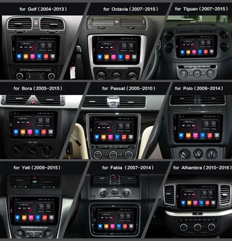 Ownice Android 10.0 Auto DVD, GPS, rádio stereo prehrávač pre Volkswagen VW golf 6 touran passat sharan Touran polo, tiguan seat leon