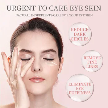 Očný Krém Sakura Sérum Starostlivosť Proti Opuchy Tašky Spevnenie Proti Vráskam Anti-Age Odstraňovač Tmavé Kruhy Jemné Linky Očí