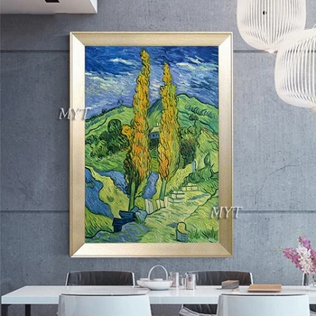 Paleta Nôž Kvet Van Gogh Olejové Maľby Reprodukcie Umenia, Ručne Vyrábané Slávny Stene Obraz Na Plátne Umelecké Diela Panel Nastaviť Pre Home Decor