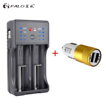 PALO USB LED Displej Inteligentná Nabíjačka pre 1.2 V, Ni-Mh, Ni-CD a A AA AAA SC 3,7 V 18650 14500 18500 Li-ion Nabíjacie Batérie