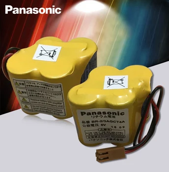Panasonic Pôvodné 2ks/veľa BR-2/3AGCT4A 6v batérie PLC BR-2/3AGCT4A lítium-iónové batérie s Hnedý pás, hák plug