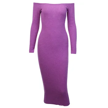 Pani oblečenie OWLPRINCESS 2020 Nové off-Ramenný Elegantné, Elegantné Šaty Solid color tube top šaty