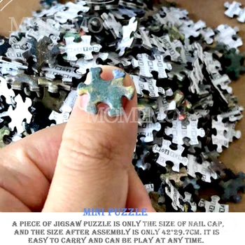 Panna Guvtav Klimt Papier Puzzle Mini 1000 Kusy Obrazová Skladačka Dospelých Starý Majster 1000 Ks Puzzle, Hračky, Domáce Dekorácie, Darčeky