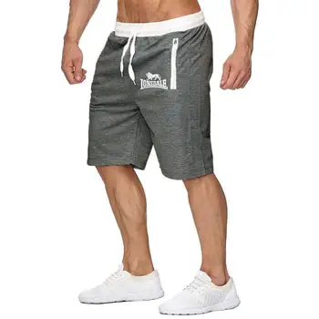 Pantalones cortos de algodn para hombre, pantaln corto holgado, Lonsdale, para correr, Fitness, duradero, 2020