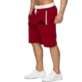 Pantalones cortos de algodn para hombre, pantaln corto holgado, Lonsdale, para correr, Fitness, duradero, 2020
