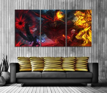 Path of Exile Kitava Demon&Farba Angel Hra Plagát Obrázky Plátno Dekoratívne Obrazy pre Domova Wall Art