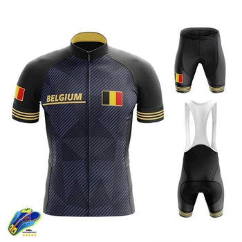 Patriot Nové 2021 Belgicko Muži Lete Cyklistika Dres Kvalitný Horský Bicykel Oblečenie Ropa Ciclismo Požičovňa Nosenie Požičovňa Jednotné