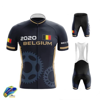 Patriot Nové 2021 Belgicko Muži Lete Cyklistika Dres Kvalitný Horský Bicykel Oblečenie Ropa Ciclismo Požičovňa Nosenie Požičovňa Jednotné