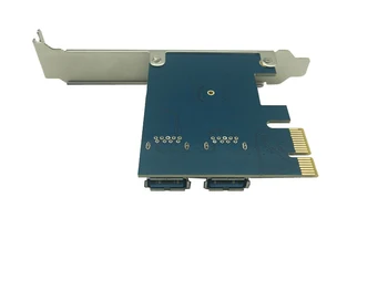 PCI-E 1 zapnite 2 PCI express 1X sloty Stúpačky Kartu Mini ITX zase externé 3 PCI-E slot PCIe adaptér Port Násobiteľ Karty
