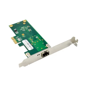 PCI-E X1 Gigabit Server SFP Rozhranie Sieťová Karta 1000M PCIe SFP optického vlákna Sieťová Karta I210AS chipset
