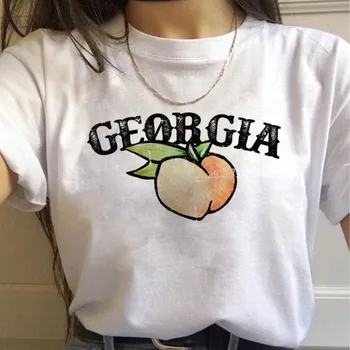 Peach Harajuku Malé Čerstvé T Košele Ženy Ullzang kórejský Štýl T-shirts 90. rokov Peachy Grafické Tshirts Módne Zábavné Top Čaj
