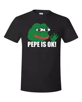 Pepe Žaba Je OK Meme Tričko, Aby Amerika Skvelé Opäť Trump Kek MAGA FunnyCartoon t shirt mužov Unisex Nové Módne tričko