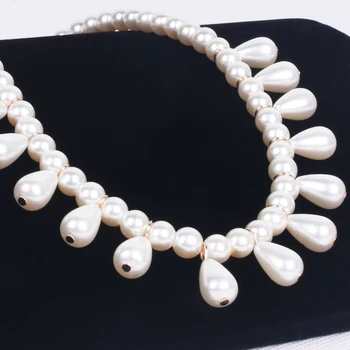 Perlový náhrdelník pre ženy márii Antoinette náhrdelník, gruzínska pearl necklace18th storočia šperky Rokoka perlový náhrdelník