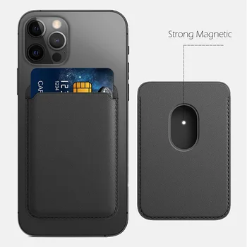 Peňaženky Karty Solt Taška pre iPhone 12 Pro Max Mini Magsafe Magnetické Módne Držiteľa Karty pre iPhone12 Mini Capa Coque Fundas