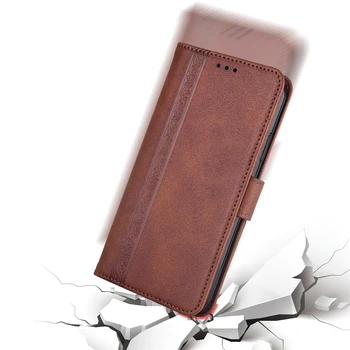Peňaženky, Kožené puzdro pre Samsung Galaxy A21s A217F SM-A217F 6.5