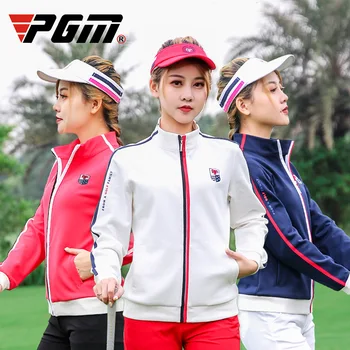 PGM Zimné Ženy Golf Bundy Kabát Nepremokavé Udržať v Teple Bunda Dámy Vetru Šport Golf Kabát vrchné oblečenie