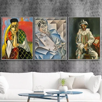 Picasso Abstraktný Charakter Plátno Na Maľovanie Moderné Domáce Dekorácie Obývacia Izba Umenia, Plagát, Obraz, Surrealizmus Bez Rámu Nástenná Maľba