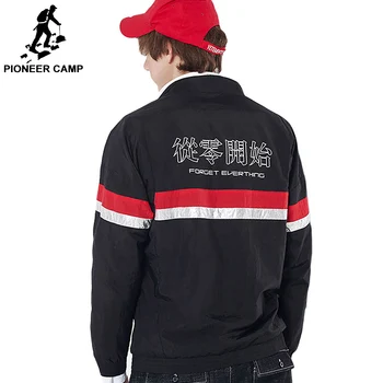Pioneer tábor Čínsky špeciálne bunda, kabát mužov značky oblečenia Retro móda patchwork bundy muž kvalitné vrchné oblečenie AJK801439