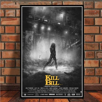 Plagát A Vytlačí Hot Kill Bill Pulp Fiction Filmu Film Vintage Maľovanie Umeleckých Obrazov Na Stenu Pre Obývacia Izba Home Collection Dekor
