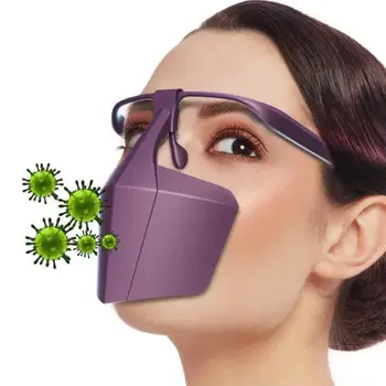 Plastové Ochranné Masky Proti Kvapôčky Anti-fog Izolácie Masku na Tvár Priedušná Opakovane Tváre Ochranný Kryt Masky