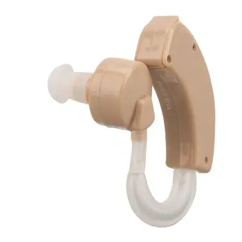 Plastové Super Mini Nastaviteľné Načúvacie prístroje Slúchadlové Zosilňovače Zvuku Hlasitosť Zvonenia Vypočuť Sluchu Pomoc Kit Háčik V Uchu JZ-1088A Ušné Starostlivosť