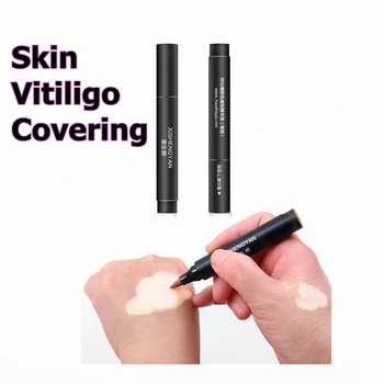 Pleť Vitiligo Pokrýva Korektor Vodeodolný make-up Pero dlhodobé Prírodné Tekuté Kryt na Tvár, Telo pre Ženy, Mužov, Vitiligo