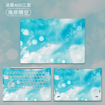 Plné Telo Notebooku Nálepka pre Xiao Mi Notebook Vzduchu 12 13 Pro 15.6 Vinyl Odtlačkový Ochranný Kože pre Funda Xiao RedmiBook 14