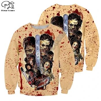 PLstar Vesmíru Halloween Horror Art Film Michael Myers Funny Man/Ženy Dlhý Rukáv Streetwear 3DPrint Zip/Mikiny/Mikiny B3